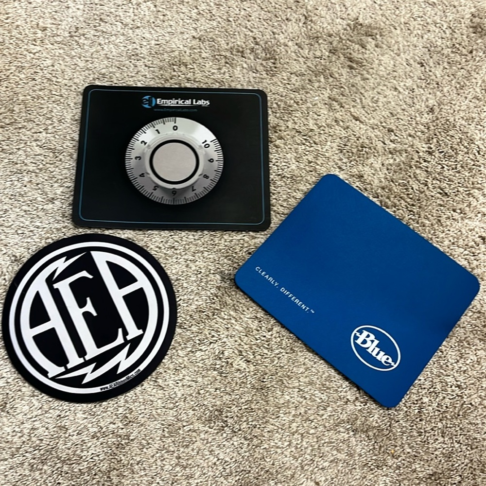 Audio Company Mousepad Bundle- AEA, eli, Blue